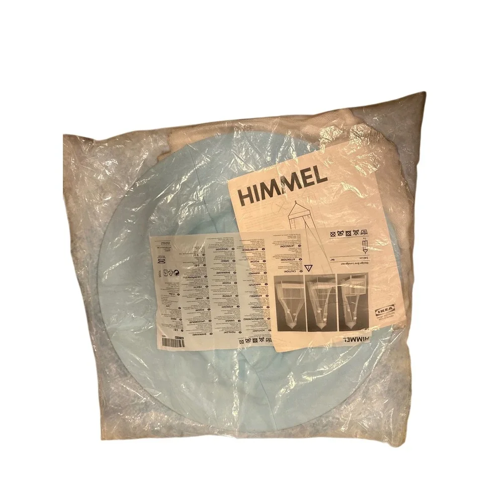 IKEA HIMMEL Bed Canopy Kids 94in Blue White‎ NIP Eva Lundgreen 701.376.41